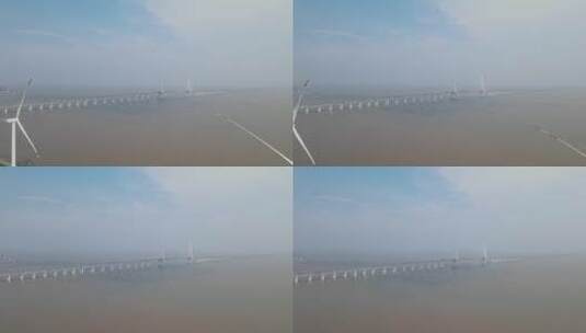杭州湾跨海大桥4K航拍原素材高清在线视频素材下载