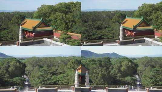 佛香阁皇家园林中国古建建筑群颐和园高清在线视频素材下载
