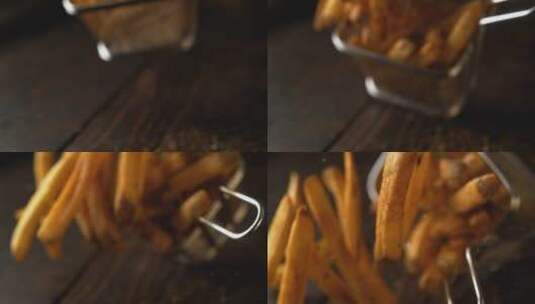 从马铃薯到薯片薯条的制作过程高清在线视频素材下载