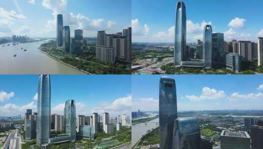 广州保利发展大厦高清在线视频素材下载