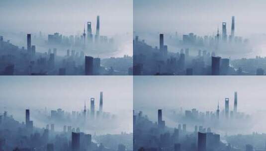 上海雾都高清在线视频素材下载