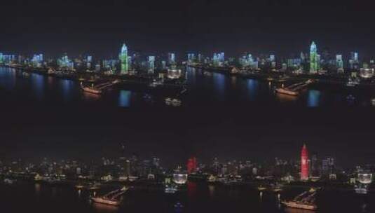 武汉城市夜景高清在线视频素材下载