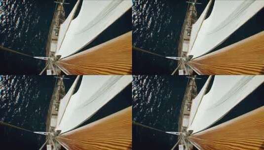 帆船航海扬帆起航远航励志梦想征程5高清在线视频素材下载
