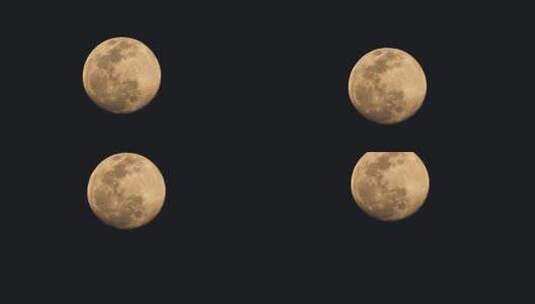 4K月亮实拍高清在线视频素材下载