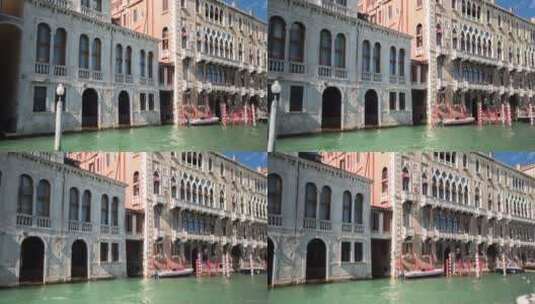 威尼斯的建筑景观高清在线视频素材下载