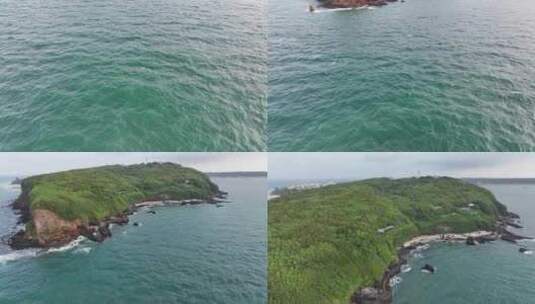 广西北海涠洲岛航拍高清在线视频素材下载
