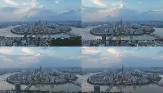 柳州城市航拍延时高清在线视频素材下载