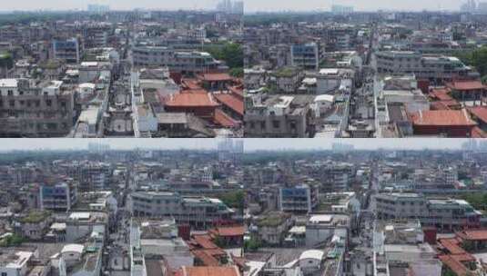 潮州古城牌坊街航拍高清在线视频素材下载