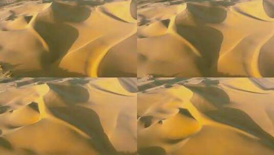 航拍内蒙古阿拉善沙漠高清在线视频素材下载