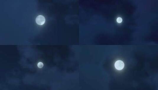 十五的月亮高清在线视频素材下载
