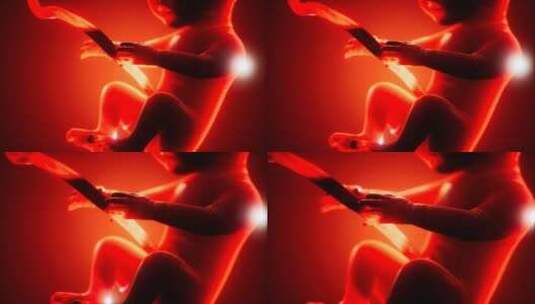 人类胎儿的医学3d动画高清在线视频素材下载
