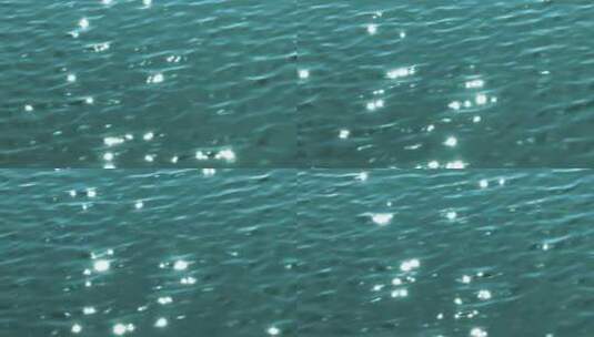 波光粼粼绿色水面 阳光洒在水面 8369高清在线视频素材下载