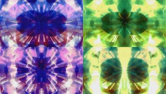 水晶形状和颜色催眠Vj循环背景4 K60高清在线视频素材下载