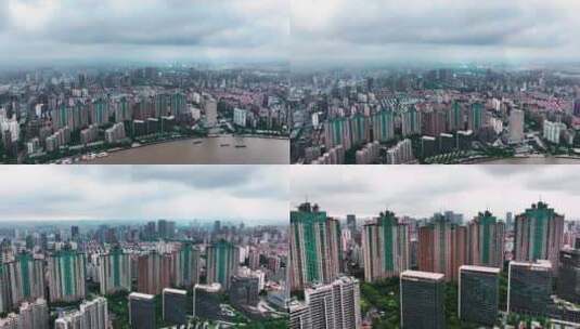 4K航拍上海城市无限风光高清在线视频素材下载