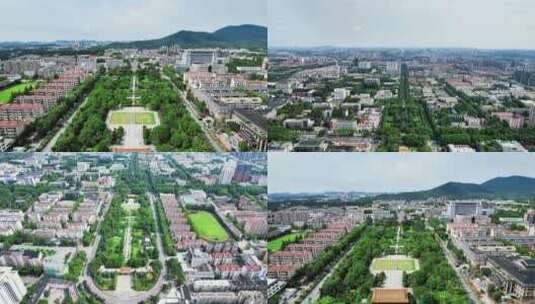 江苏南京明故宫遗址航拍高清在线视频素材下载