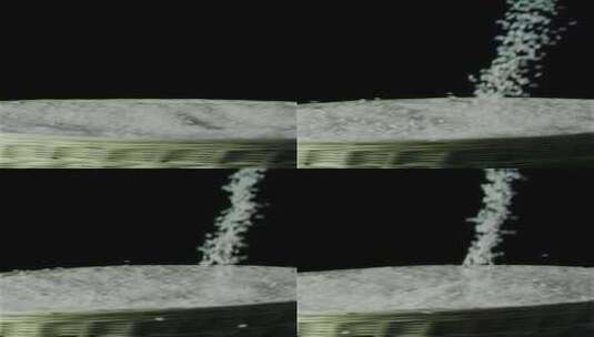 篮子里掉落的生米高清在线视频素材下载