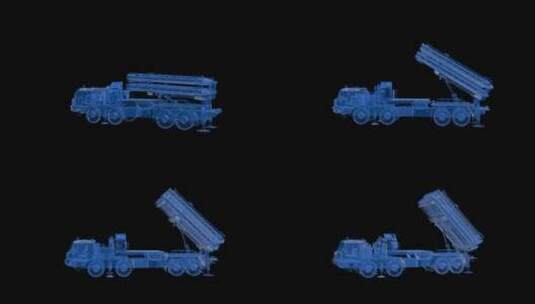 S400俄罗斯导弹车高清在线视频素材下载