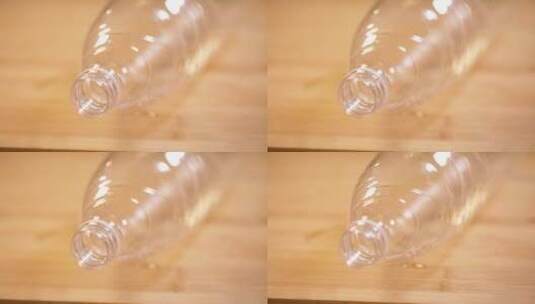 垃圾分类废物利用矿泉水瓶宝特瓶塑料瓶高清在线视频素材下载