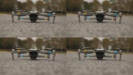 大疆无人机起飞高清实拍高清在线视频素材下载
