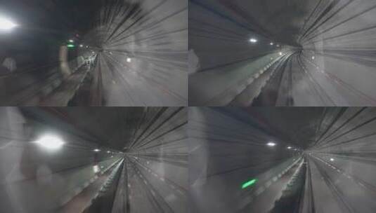 上海地铁隧道高清在线视频素材下载