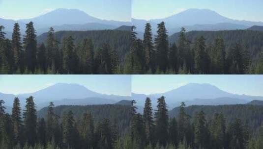 山林的自然景观高清在线视频素材下载