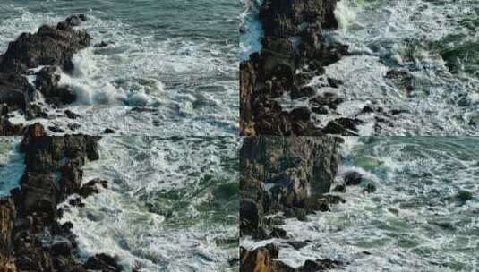 海浪升格镜头8K高清在线视频素材下载