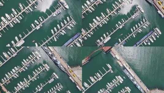 4K航拍青岛水准零点--银海大世界高清2022高清在线视频素材下载