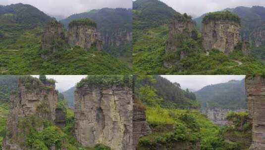 重庆南川山区山脉高清在线视频素材下载