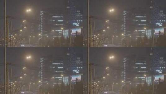 城市夜晚空镜高清在线视频素材下载