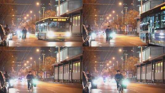 北京公交 城市公交出行高清在线视频素材下载