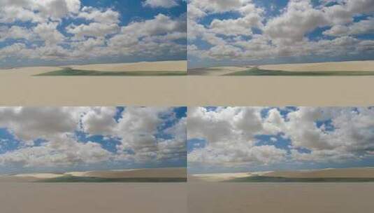 天际线热带海滩镜头云延时天气高清在线视频素材下载