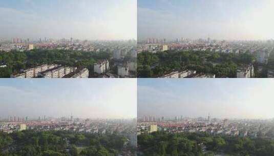 上海宝山区城区4K航拍原素材高清在线视频素材下载