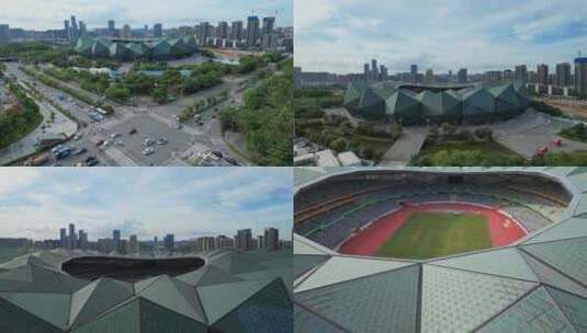 深圳大运体育中心高清在线视频素材下载