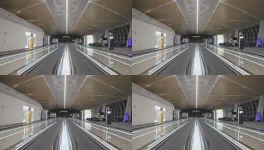 上海浦东国际机场高清在线视频素材下载