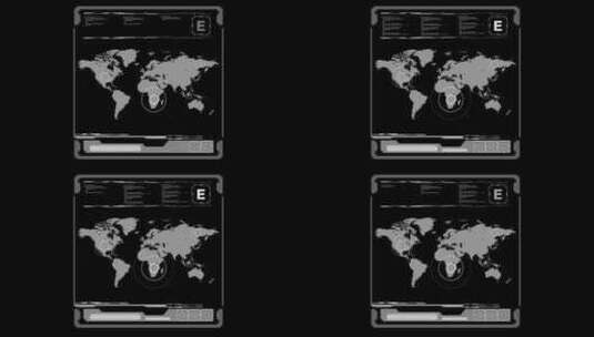 HUD地图|运动图形高清在线视频素材下载