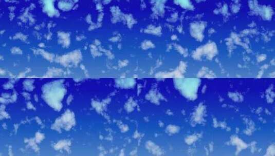 蓝天白云空镜高清在线视频素材下载