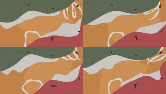 柔和抽象彩色动画背景高清在线视频素材下载