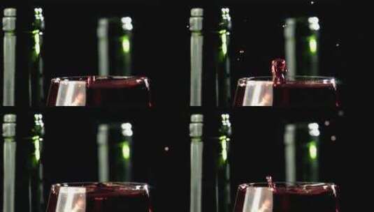红酒 酒滴高清在线视频素材下载