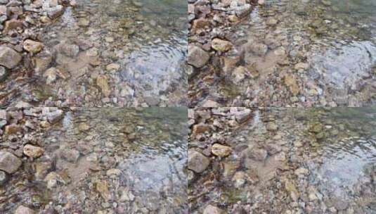 清澈的河水溪水溪流高清在线视频素材下载