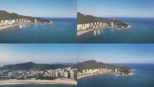 广东阳江海陵岛5A景区航拍高清在线视频素材下载