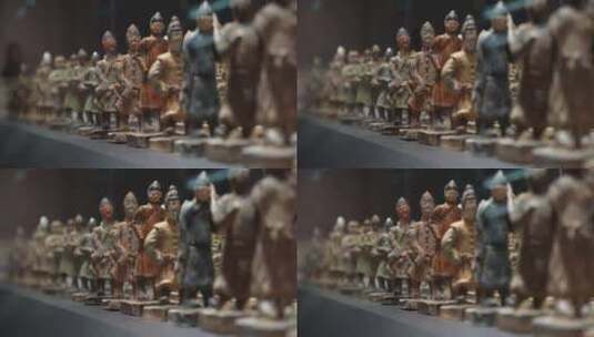 贵州博物馆陶人文物高清在线视频素材下载