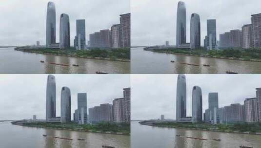 中国广东省广州市海珠区琶洲招景高清在线视频素材下载