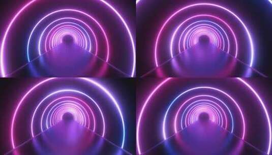 科技时空隧道 科技感隧道高清在线视频素材下载