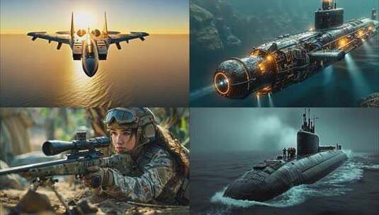 大国重器国防军事科技现代化战争航空母舰战高清在线视频素材下载