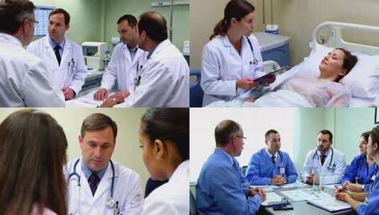 医院医生护士和病人ai素材原创高清在线视频素材下载