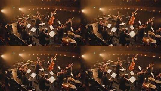 乐队舞台音乐演奏素材高清在线视频素材下载