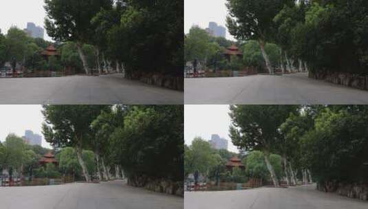 武汉历史名园中山公园高清在线视频素材下载