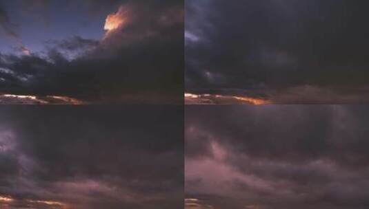 日出天空云彩延时高清在线视频素材下载