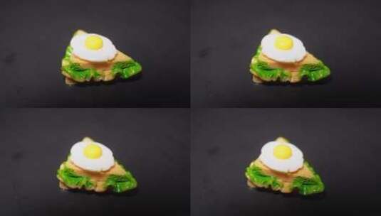 食物美食模型微缩食玩高清在线视频素材下载