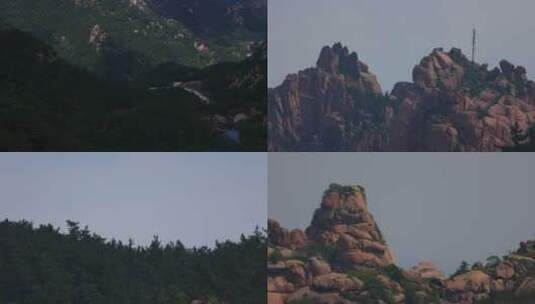 夏天的山森林山峰高清在线视频素材下载